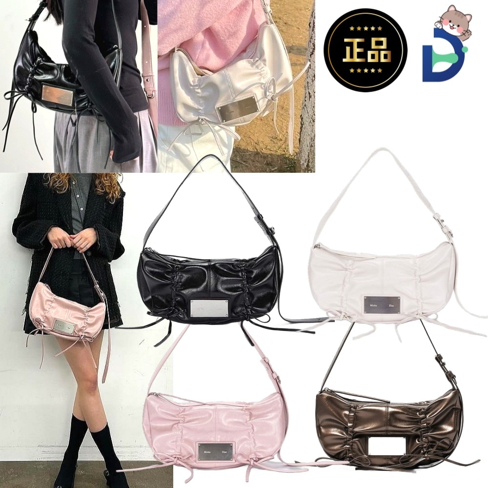 HALF SHIRRING リボンラウンド バッグ / ショルダーバッグ 8,202円