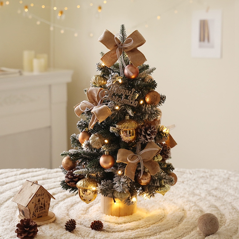 デスクトップクリスマスツリーパッケージ45cmクリスマスリースドア装飾ウィンドウ装飾利用可能