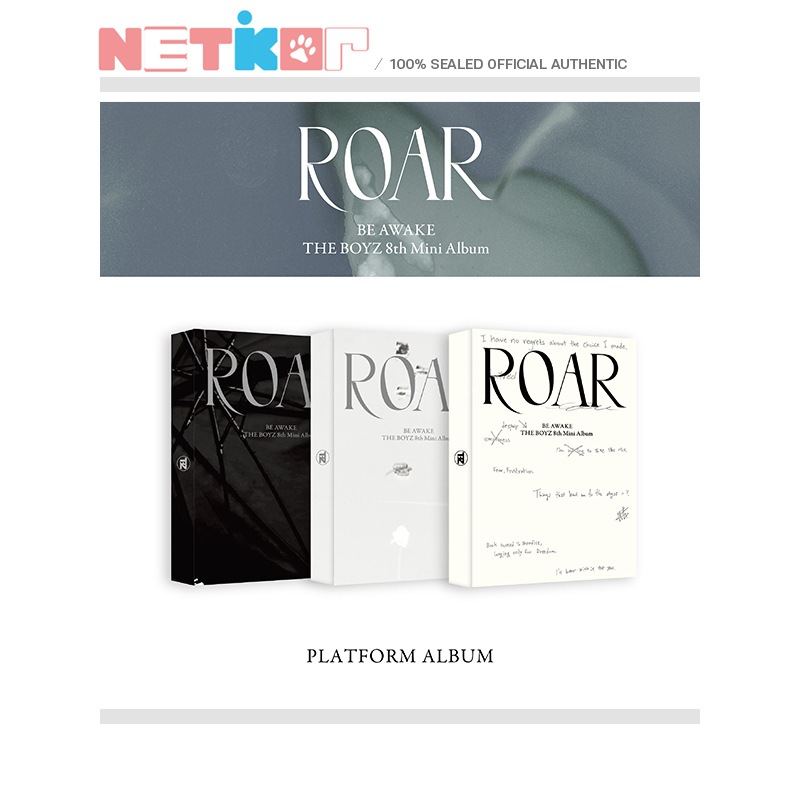 (Platform Album) (3種セット) 【THE BOYZ】 8th Mini Album 【BE AWAKE (ROAR)】