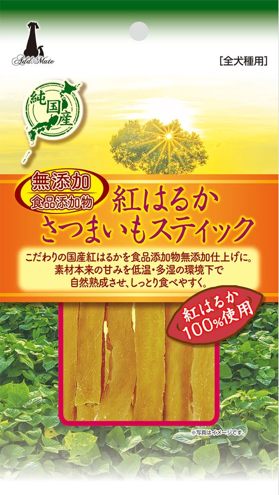 （まとめ買い）紅はるかさつまいもスティック 45g 犬用おやつ [x10]