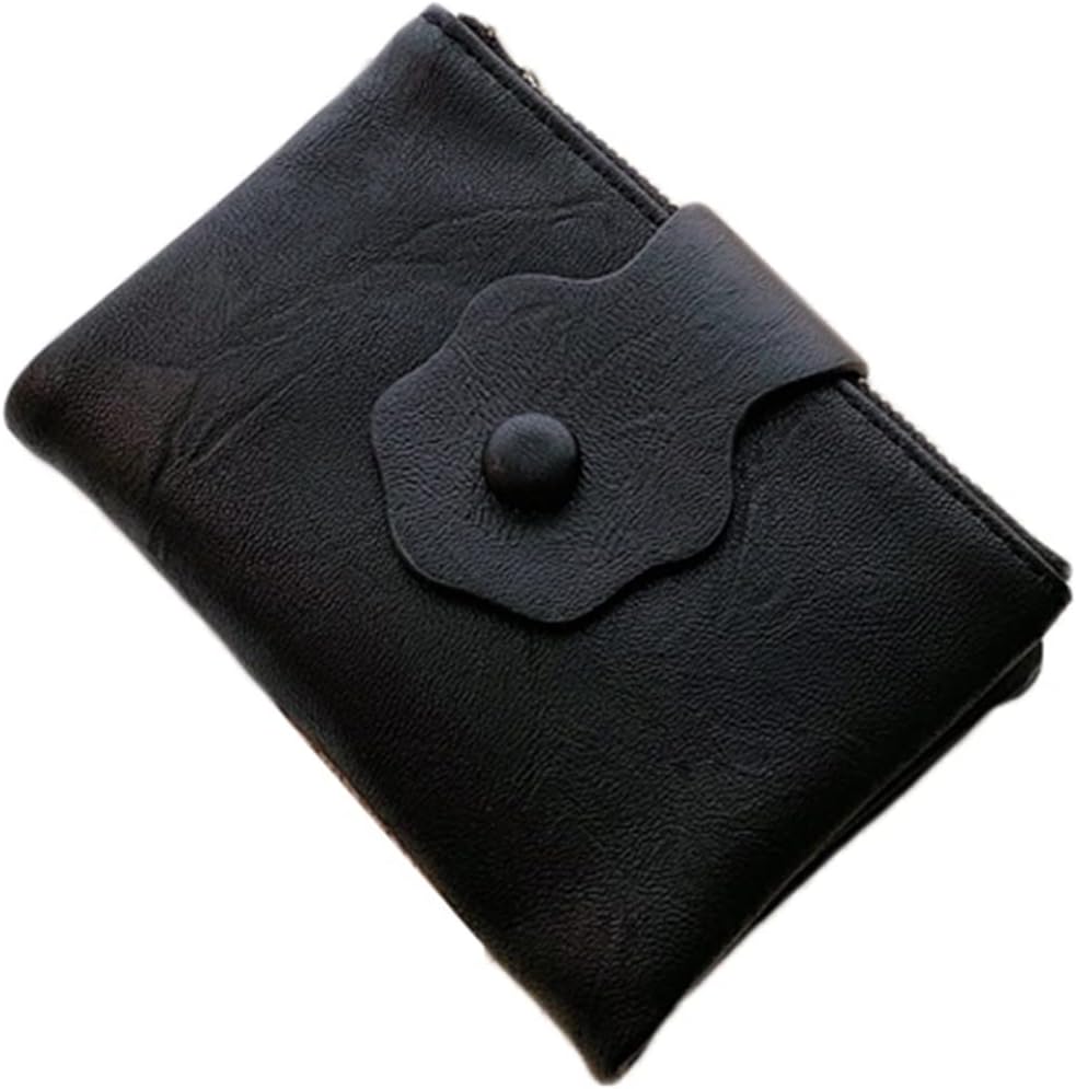 【20%OFFクーポン】2つ折り 財布 レディース 小さい ファスナー ボタン 無地 コンパクト 軽量 薄い 大容量 カード入れ 小銭入れ 多機能 使いやすい スキミング防止 コインケース ウォレット