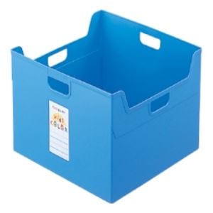 (業務用セット) セラピーキッズカラー ファイルボックス A4ダブル フボ-TCW5-KB キッズブルー(×5セット)