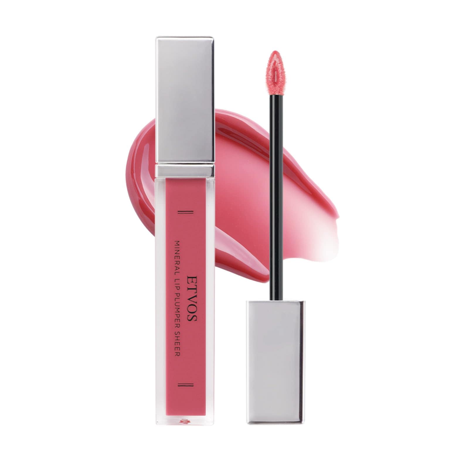 ETVOS(エトヴォス) ミネラルリッププランパーシアー #シアーレッド 【個数限定】(リップグロス 美容液リップ 縦じわ 敏感肌 ツヤ)