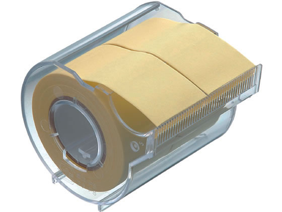 【絶品】 メモックロールテープ R-25CH-1 ヤマト 2巻 カッター付 25mm10m 黄 紙製品・封筒