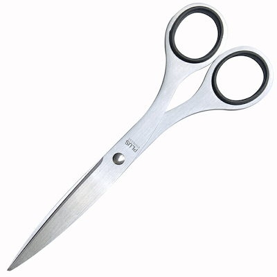 他サイト： プラス(PLUS)はさみ ステンレス鋏 刃渡り165mm ブラック NO.165　34-725の商品画像