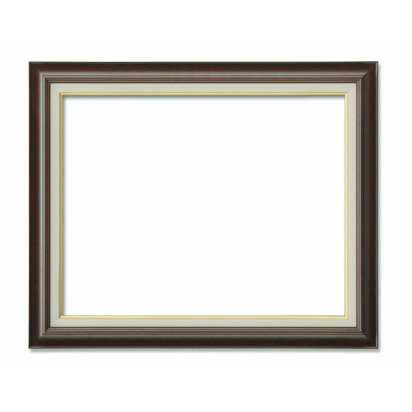 [Pサイズ額] 油絵額 キャンバス額 木製 茶色 P20号（727x530mm） ブラウン