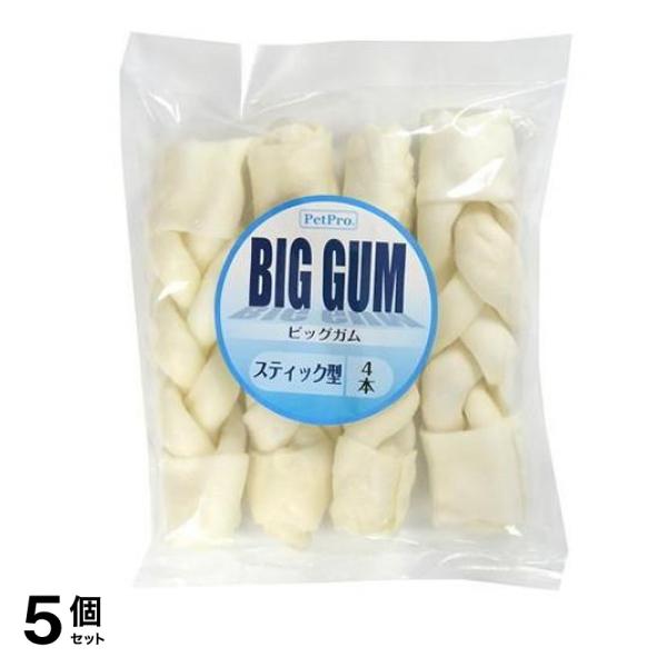 ペットプロ 大型犬用 BIG(ビッグ)ガム スティック型 4本入 5個セット
