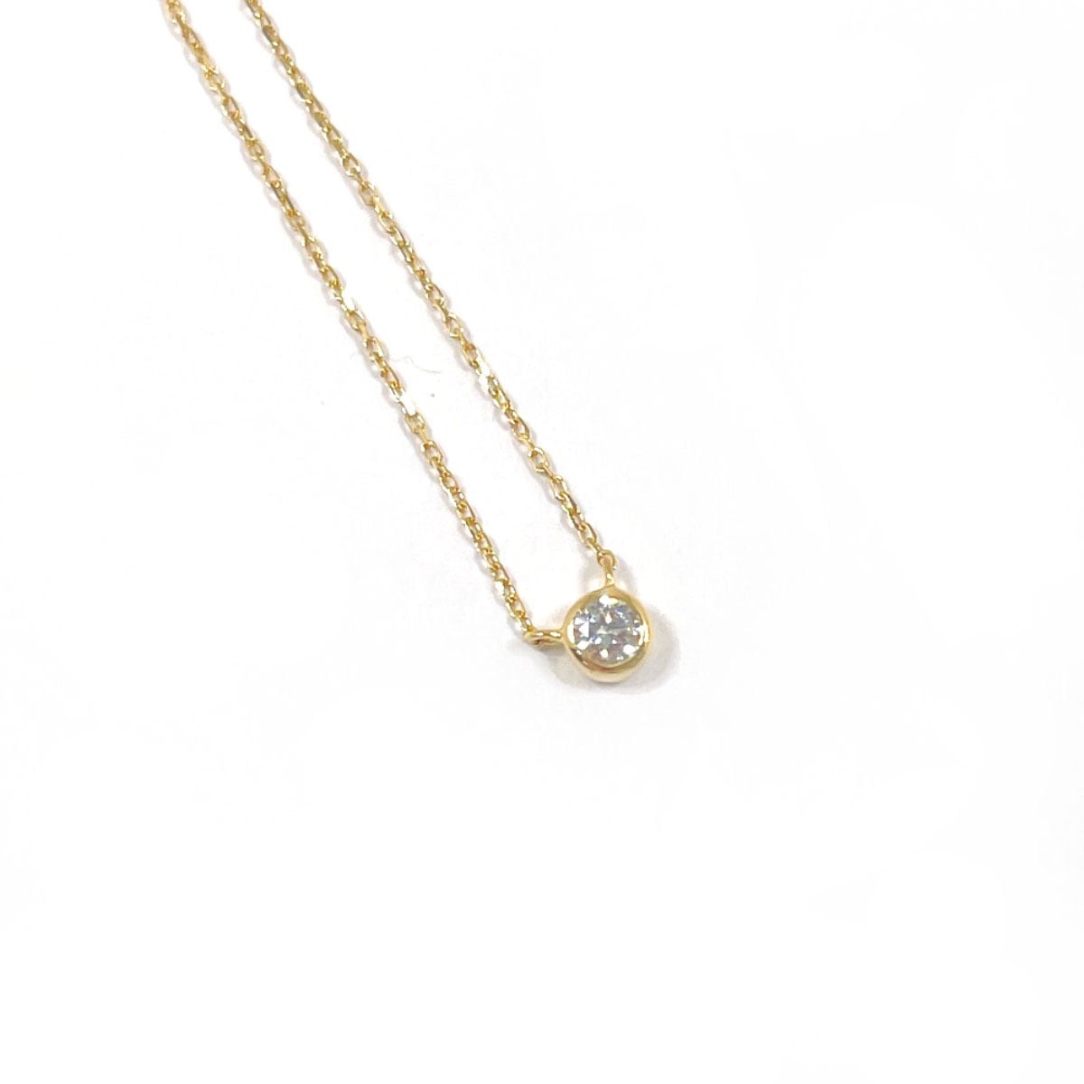 ete ブライト ネックレス ゴールド K18イエローゴールド レディース