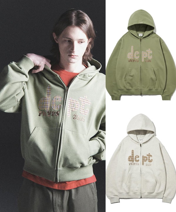 Qoo10 PHYPS DOODLE HOOD ZIP ロゴ ミ