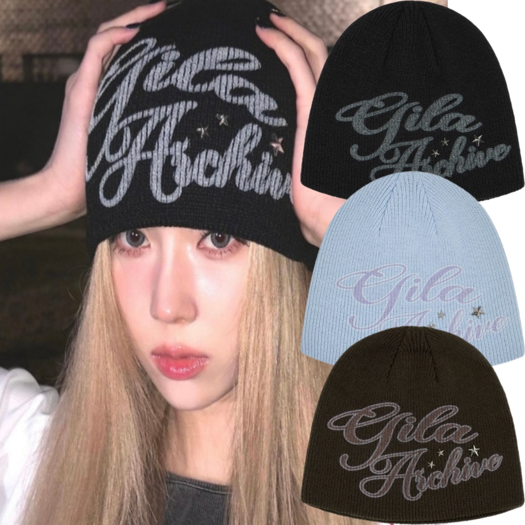 aespa ウィンター着用/LETTERING LOGO BEANIE/ユニセックス 6,003円