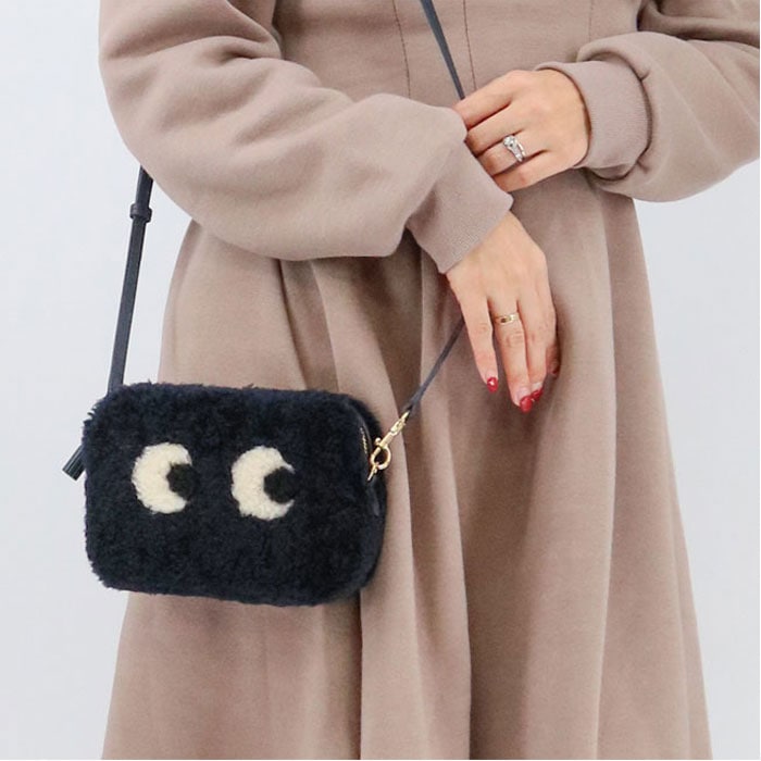 ファー ショルダーバッグ 5050925171700 Mini Eyes Shearling Cross Body