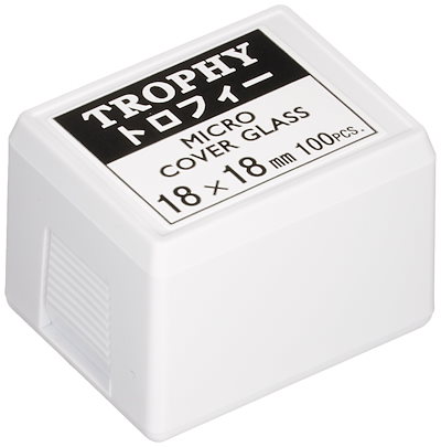 他サイト： 松浪硝子工業 角カバーグラス 18×18 トロフィー 100枚入 CT18189の商品画像