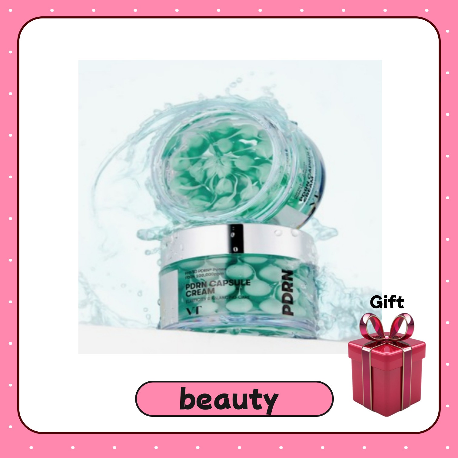 VT コスメティックス PDRN カプセルクリーム100 50ml 保湿 弾力 ハリケア 敏感肌OK 韓国コスメ