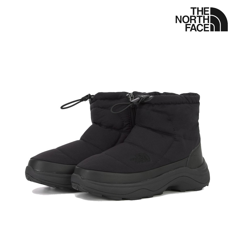 NS87R63A NUPTSE BOOTIE SHORT 25FW新作 撥水 防滑 保温 中綿 軽量 クッション ふかふか 履きやすい サイドジップ 調節コード デイリー 防寒 グリップ ラバーソール