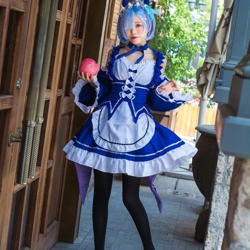 ゼロから始める异世界生活悪魔ライムラムコスプレメイド服ハロウィン