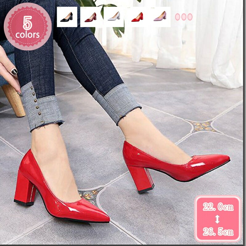 1000円OFFクーポン パンプス フォーマル 歩きやすい 走れる 楽 幅広 スリッポン ポインテッドトゥパンプス 7.5cmヒール 通勤 大きいサイズ 小さいサイズ オフィス 結婚式 卒業式 入学式