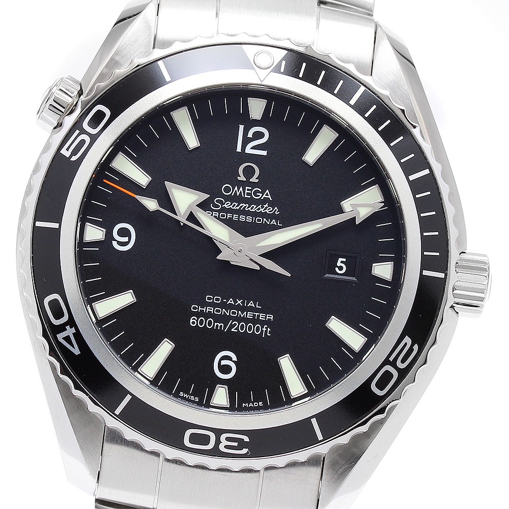 オメガ OMEGA 2200.50 シーマスター600 プラネットオーシャン デイト 自動巻き メンズ 美品 _894935【中古】