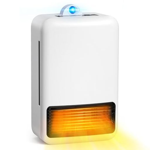 YOIIYO セラミックヒーター ファンヒーター 電気 省エネ 2M人感センサー付き マイナスイオン/空気清浄/静電気除去機能搭載 3段階温度切替 ヒートショック対策 転倒自動オフ 過熱保護 難燃性素