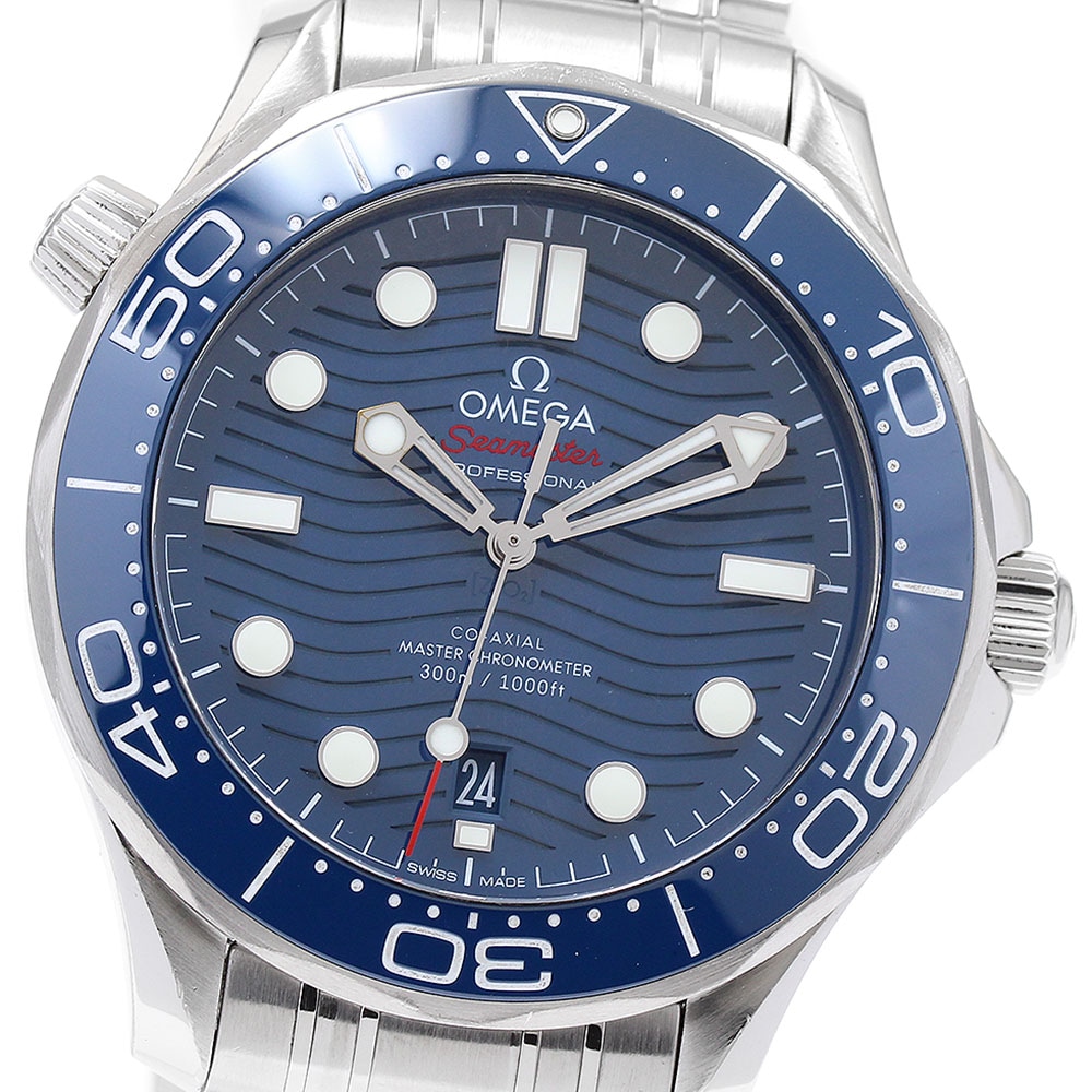 オメガ OMEGA 210.30.42.20.03.001 シーマスター300 コーアクシャル マスタークロノメーター 自動巻き メンズ 良品 _898738【中古】