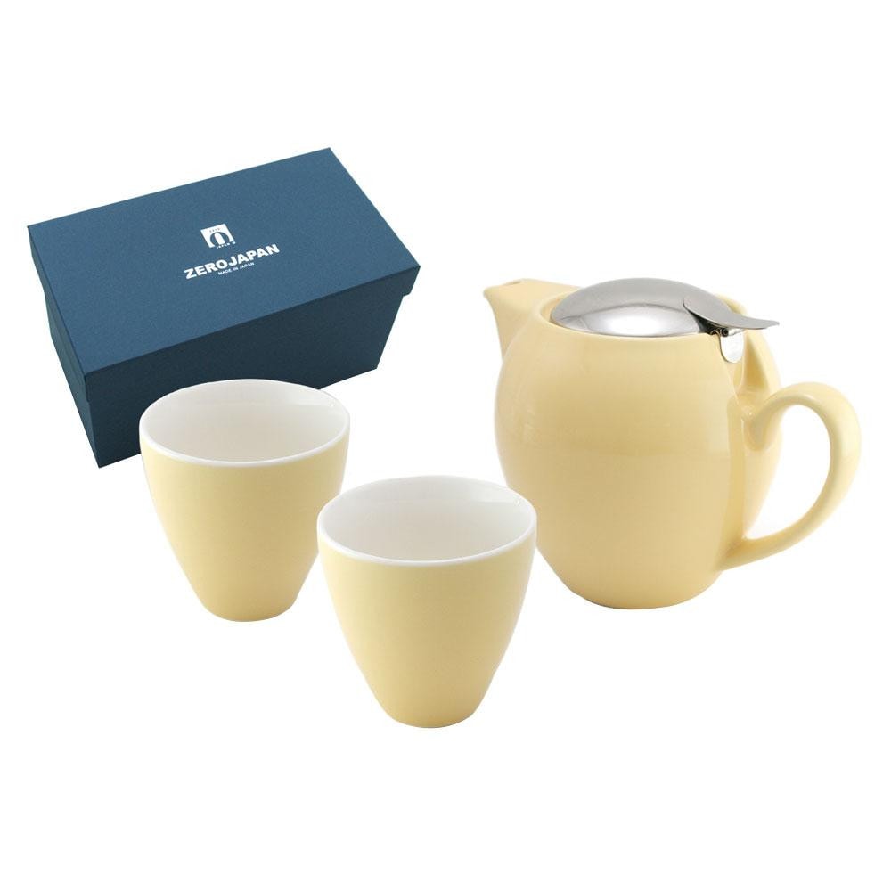 ZERO JAPAN ユニバーサルティーポット4人用+ティーカップトール×2 ZG-004 BA・バナナ