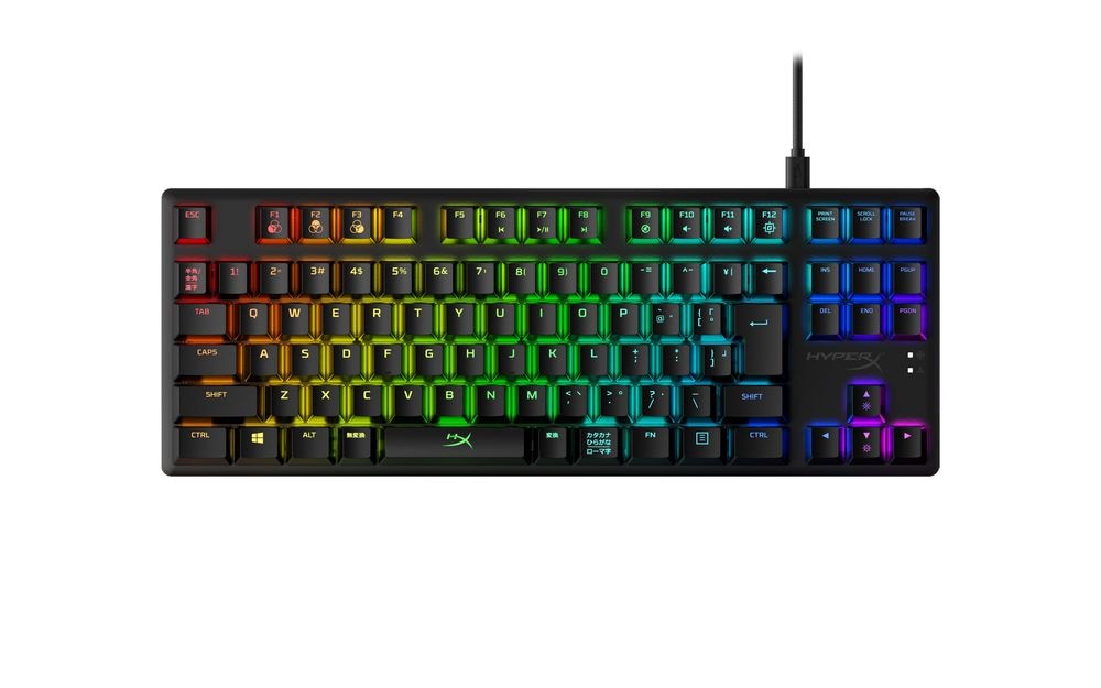 HyperX（ハイパーエックス） ゲーミングキーボード Alloy Origins Core (メカニカル式 日本語配列91キー Red軸 リニア PC PS5 PS4 Xbox Series XS