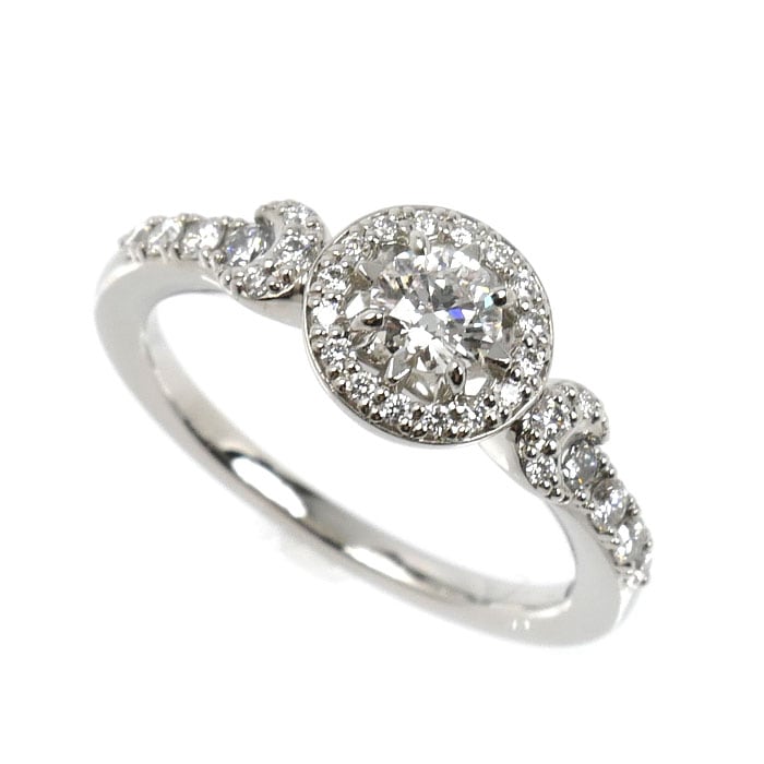 STAR JEWELRY スタージュエリー Pt950プラチナ Eclipse Halo リング・指輪 1PR0427 ダイヤモンド0.212ct ダイヤモンド0.19ct 9号 4.8g レディース