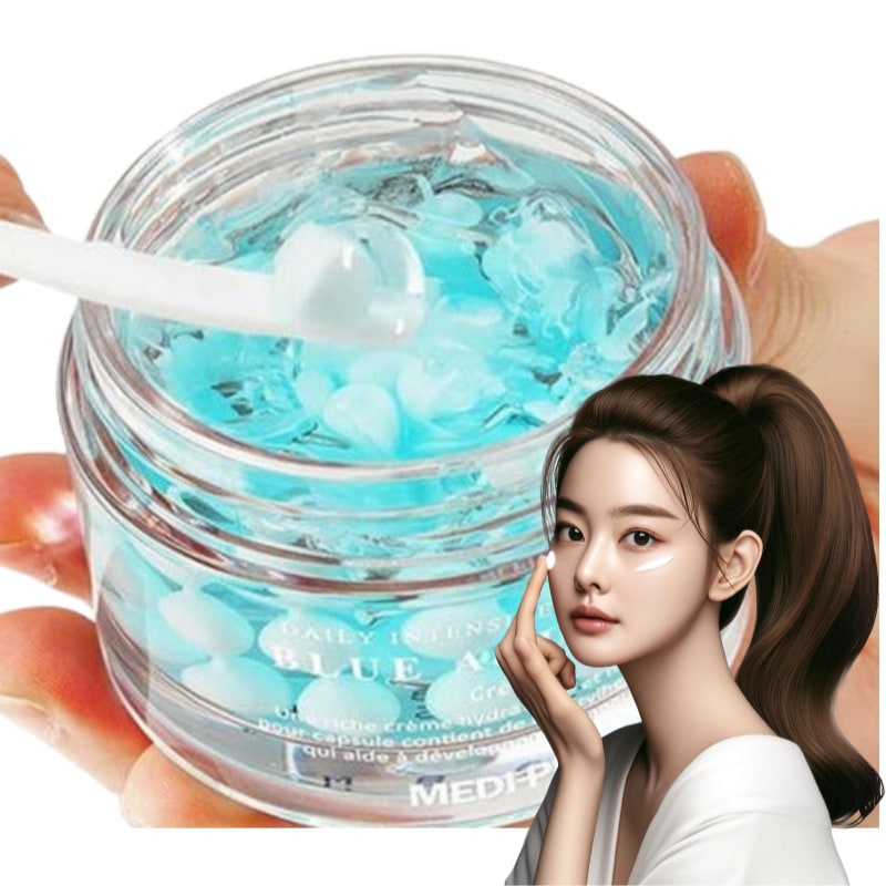 水分クリーム 保湿 うるおい爆弾 カプセル ヒアルロン酸 ペプチド パンテノール 乾性水不地 中乾燥 肌バリア強化 50g1個