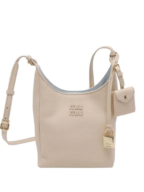 MIU MIU Women Messenger Bags 5BE099VOOO 2IFL F05C2 TRAVERTINO PERVINCA