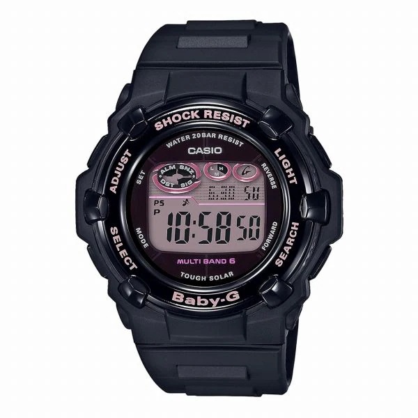 取寄品 正規品 CASIO腕時計 カシオ BABY-G ベイビージー デジタル表示 丸形 ソーラー 20気圧防水 BGR-3000UCB-1JF レディース腕時計