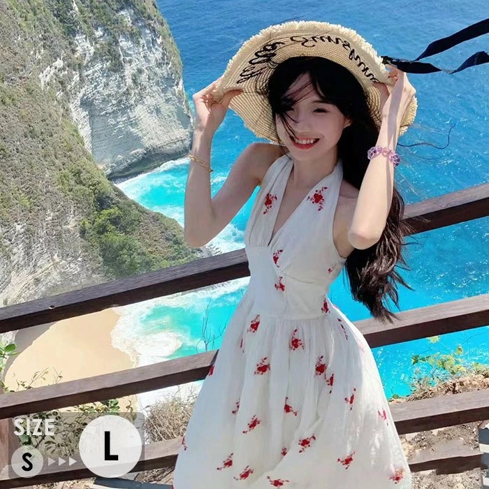 リゾートワンピ 大人可愛い 夏ワンピース 白ワンピース リゾートワンピース レディース リゾート ワンピース サマー オシャレ ロング丈 ロングワンピ 春 夏 ハワイ ハワイアン 沖縄 結婚式 海外旅