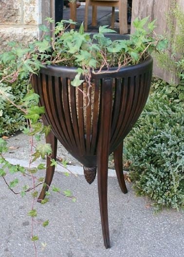 ジャービス商事　アンティーク調　クチルポット　70013　フラワーポット　フラワースタンド