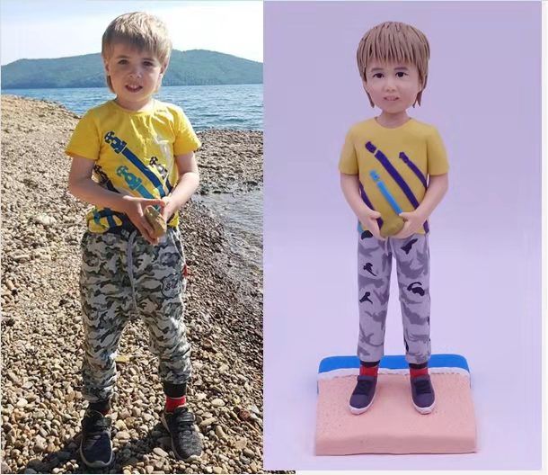 【オーダーメイド】3D肖像画 似顔絵 写真 人形 フィギュア 誕生日 ベビー 赤ちゃん キッズ 子供 幼児 出産祝い 9,749円