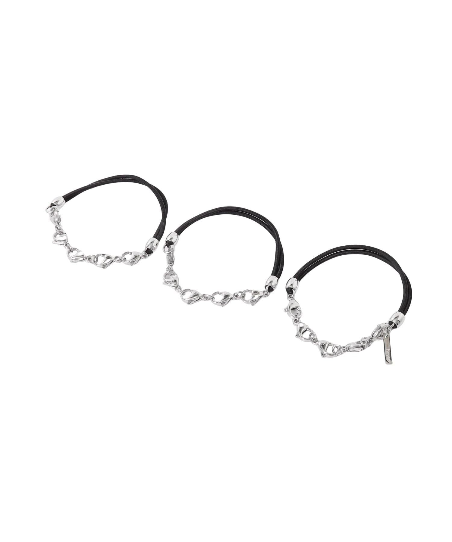 [URBAN RESEARCH ROSSO(アーバンリサーチ ロッソ)]ヘアゴム・シュシュ heyep Link Chain Hair Ties-3P ウィメンズ RWA6-HP10325 シルバー