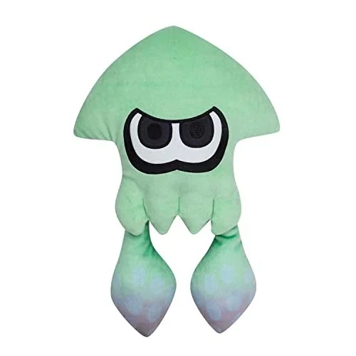 Splatoon3 ALL STAR COLLECTION イカ (M) ライトブルー W26×D11×H40cm ぬいぐるみ SP37