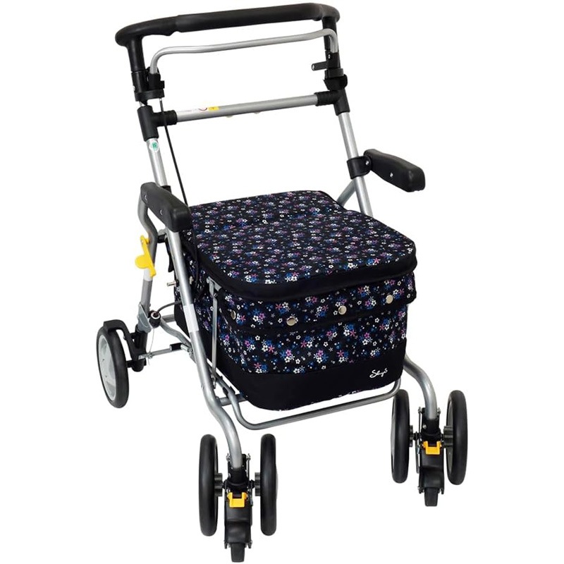 島製作所 シルバーカー ダンサーBOX クラシックガーデンBK