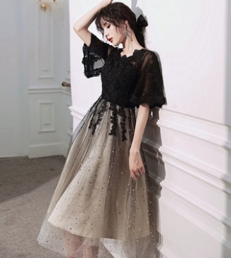 半袖ミモレ丈ドレス ワンピース ミモレ丈 袖あり フォーマル イベント 爽やか 大人スタイル 大人可愛い きれいめ シンプル カジュアル 大人 上品 おしゃれ かっこいい レトロ アジアン 大人可愛い