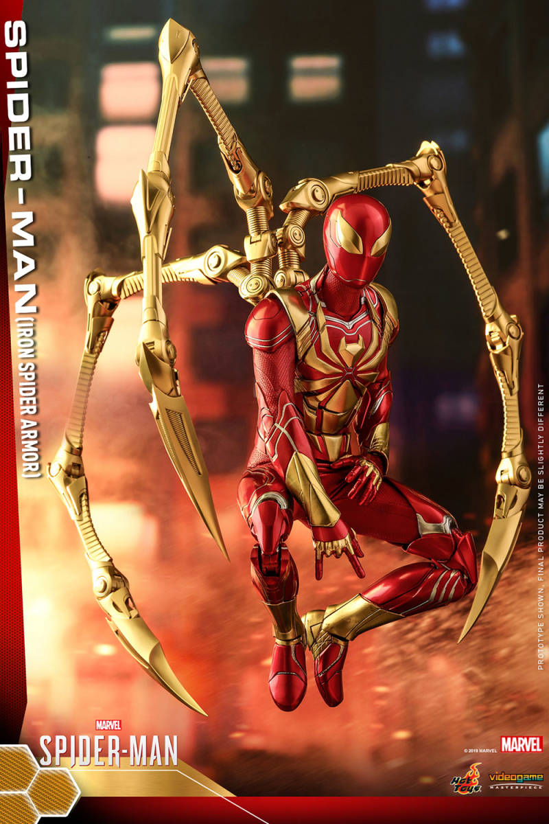 新品未開封 Hottoys ホットトイズ 1/6 VGM38 Marvels Spider-Man スパイダーマン (アイアンスパイダーアーマースーツ版)その他