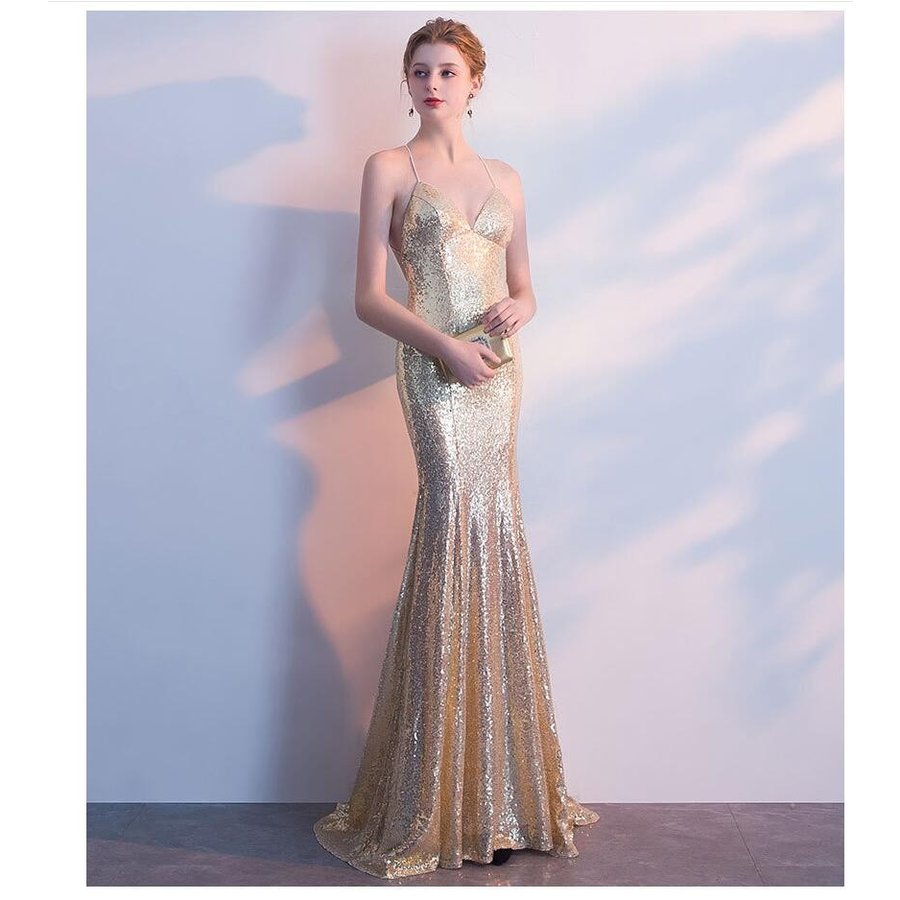 ナイトドレス マーメイドドレス パーディードレス ロングドレス 結婚式 二次会 舞台用 披露宴 演奏