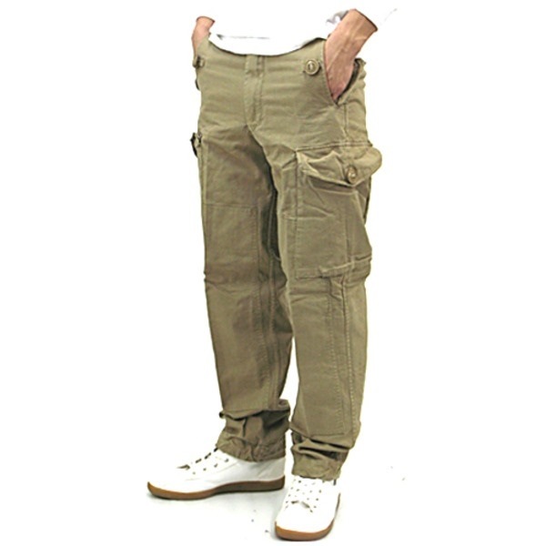 カナダ軍コンバットパンツレプリカ カーキ XS（76ｃｍ）