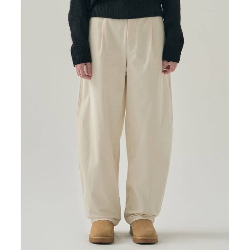 ドローフィット ウィメン DRAWFIT WOMEN カーブドコーデュロイ ワンタックスラックス [CREAM] DFWMPT5371CR 372618