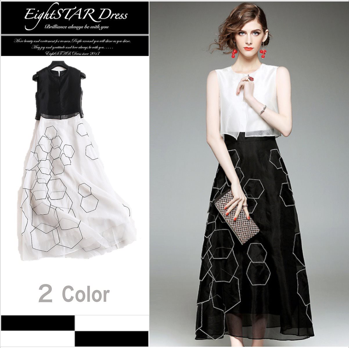 22新春福袋 ロング シルク 上品 発表会プレミアム 食事会 謝恩会 レディース ドレス 二次会 お呼ばれ ワンピース パーティードレス お呼ばれ パーティドレス 結婚式 ドレス カラー A ホワイト ブラック