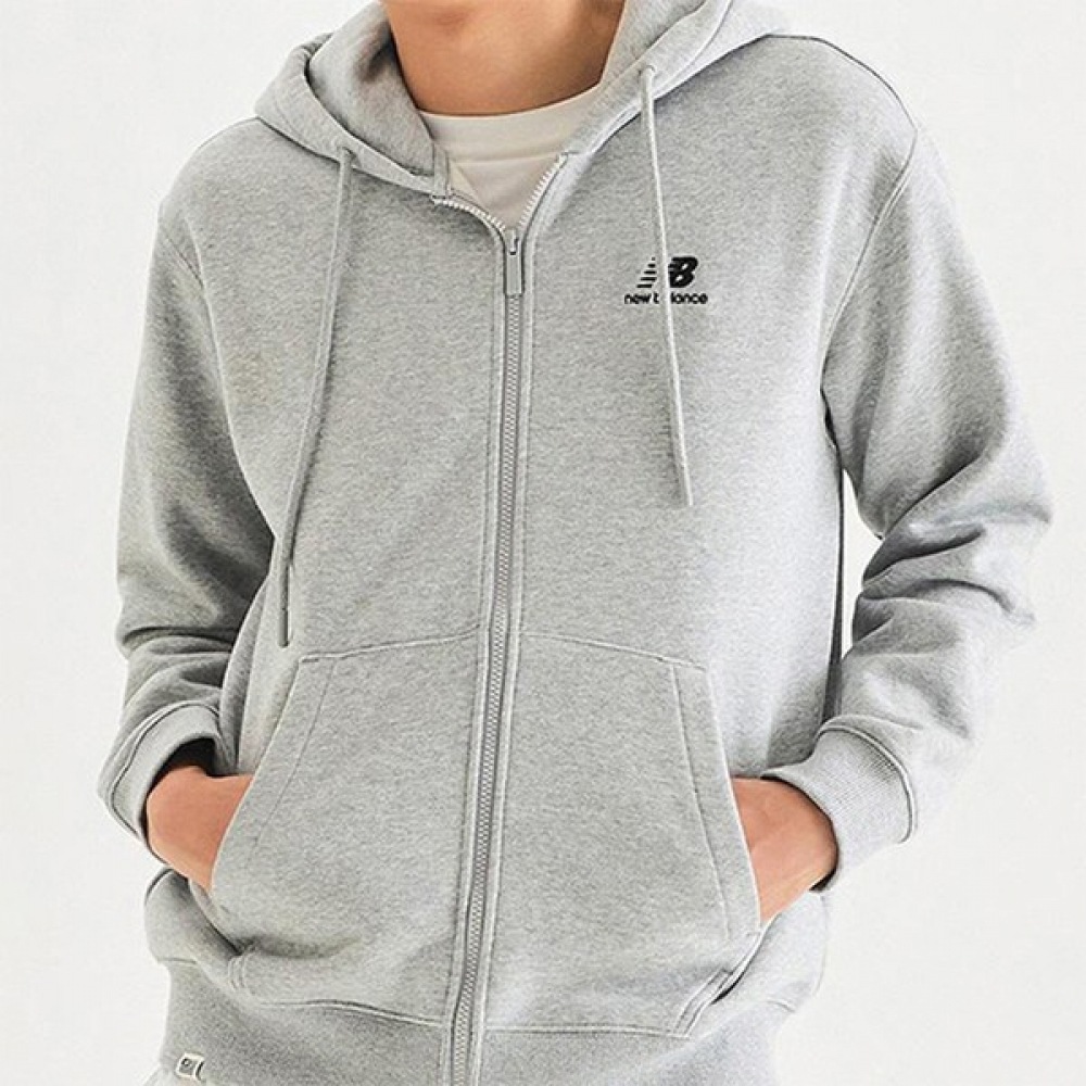 [ニューバランスシューズ] ニューバランス UNI 起毛セミオーバーフードジップアップ NBMDD41013-AC