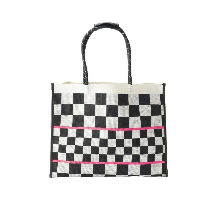 【スーパーSALE限定プライス】TRICOTE CHECKERED PATTERN BAG