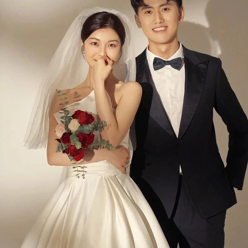 ワンピースドレスドレス結婚式二次会 ワンピース 韓国ドレス 前撮り Aライン パーティードレス ロングドレスお呼ばれ 20代30代40代 花嫁ロングドレスお呼ばれ マーメイド 【本日限定】ウェディ