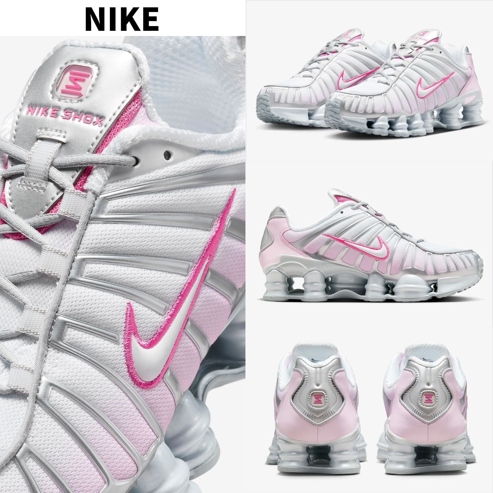 Nike 正規品 Shox TL Metallic Platinum Pink