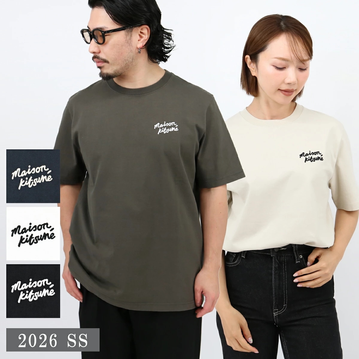 ロゴTシャツ MM00126KJ7025 HANDWRITING COMFORT TEE メンズ 半袖 クルーネック レディース ユニセックス