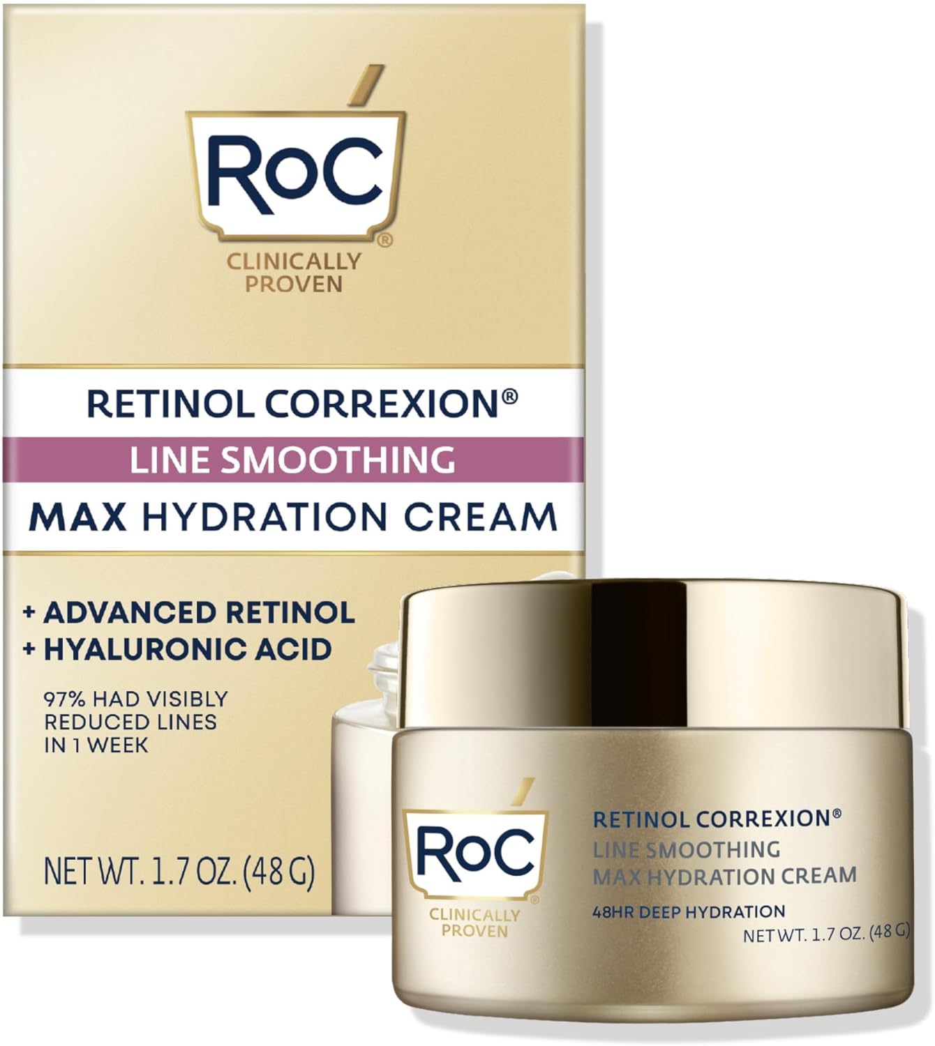 ロック Retinol Correxion Max Daily Hydration Cream 48g/1.7oz
