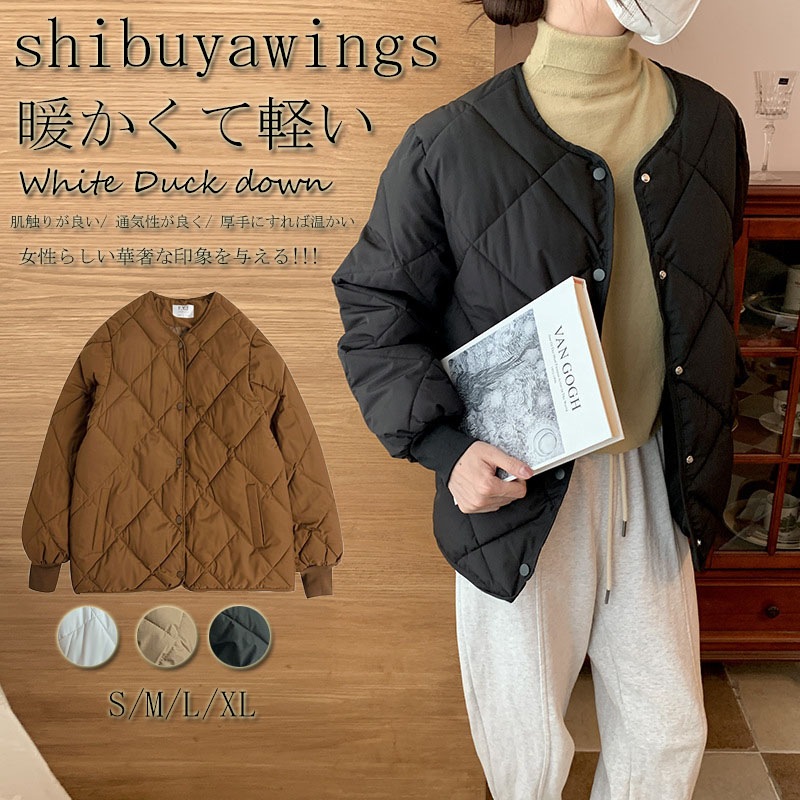 防寒 暖かい 厚手 軽量 前開き きれいめ 大きいサイズ ジャンパー アウター ファー ポケット付き ロングコート ダウンジャケット 冬 レディース コート ダウンコート ダブルコート暖かい コート