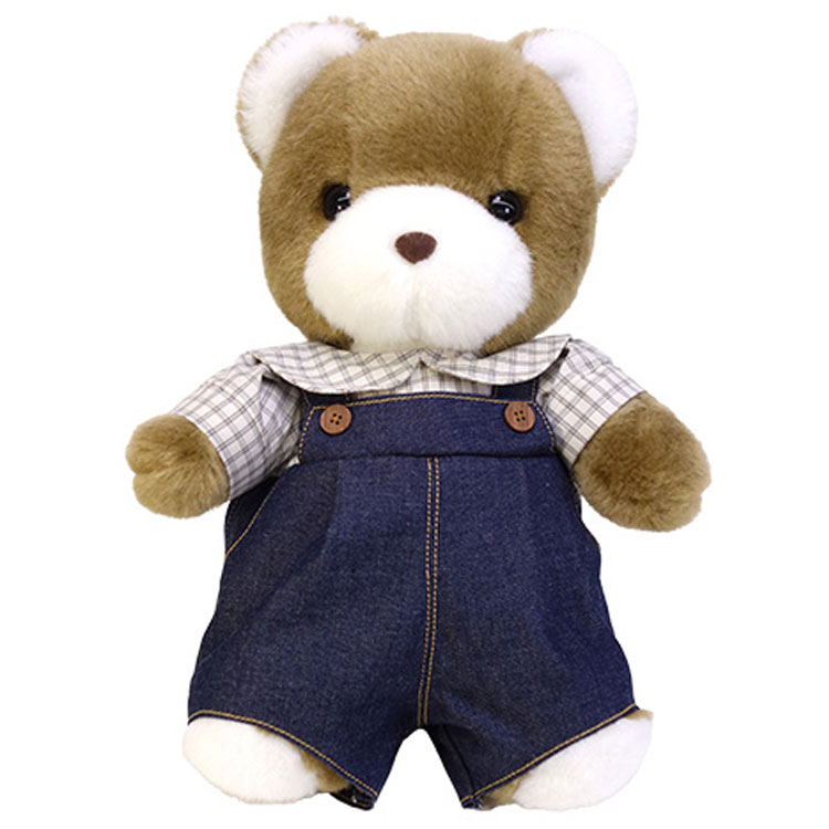 Lucky&Mack ぬいぐるみ L マック チェックシャツ デニム 952231