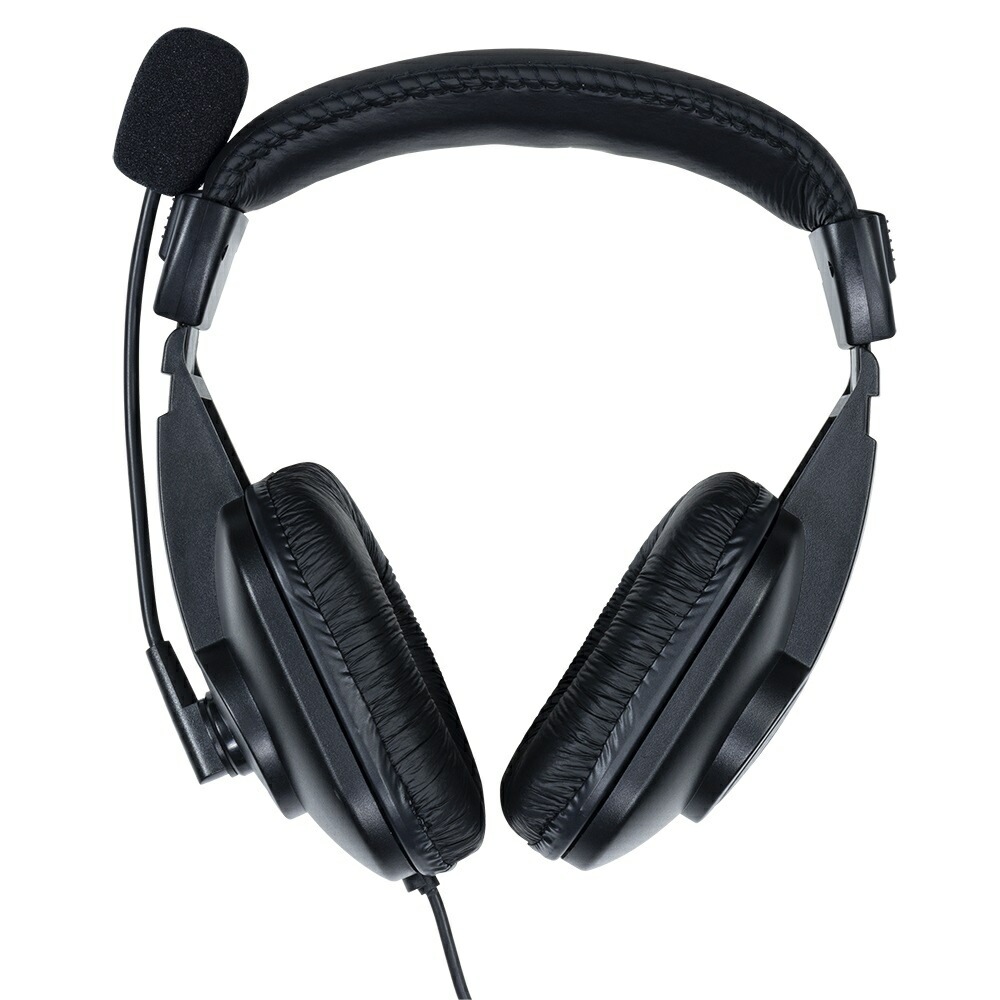 （まとめ買い）4極ヘッドセット ブラック MHM-STB29BK [x3]